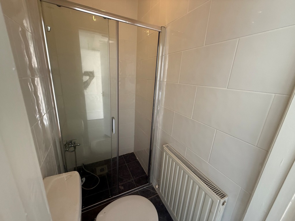 Lot: 166 - HOUSE WITH VERSATILE ACCOMMODATION - Shower and toilet in outbuilding
